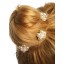 Pics cheveux mariage Estella ivoire clair (Lot de 3)