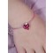 Bracelet enfant Princesse coeur rose